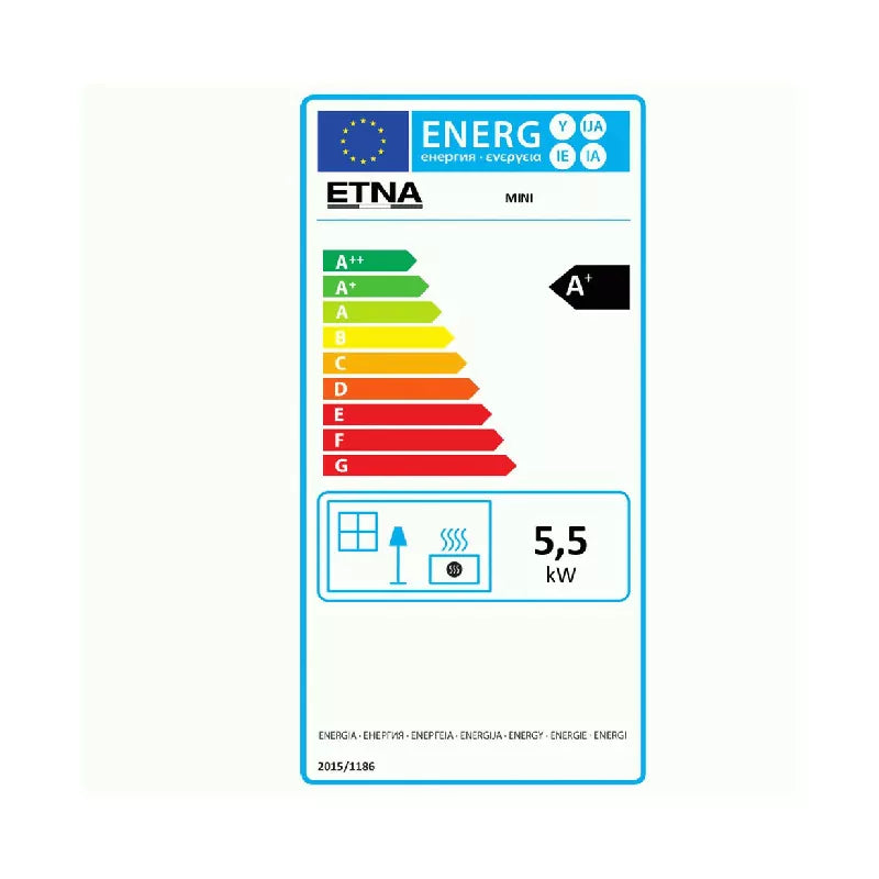 Poêle à Granulés Extra Plat Mini - 5 Kw